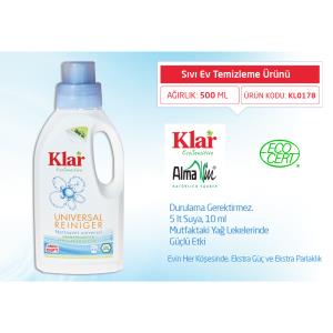 KLAR ORGANİK GENEL YÜZEY TEMİZLEME