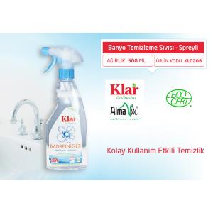 KLAR ORGANİK BANYO  TEMİZLEYİCİ SPREYLİ