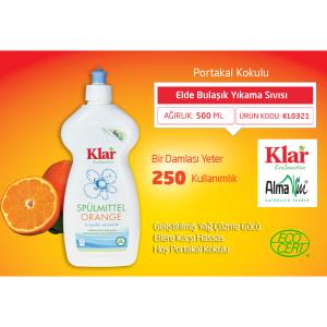 KLAR ORGANİK ELDE BULAŞIK YIKAMA SIVISI