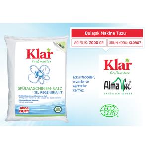 KLAR ORGANİK BULAŞIK MAKİNA TUZU