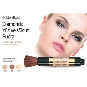 GOLDEN ROSE DIAMONDS YÜZ VE VÜCUT PUDRA