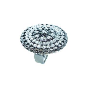 TAŞLI TELKARİ YÜZÜK