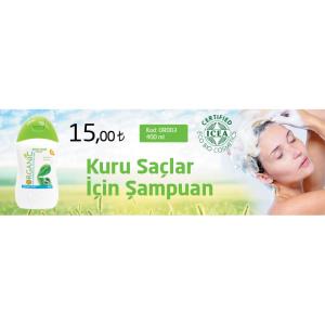 GREEN WASH ORGANIC ŞAMPUAN KURU SAÇLAR İÇİN OR003