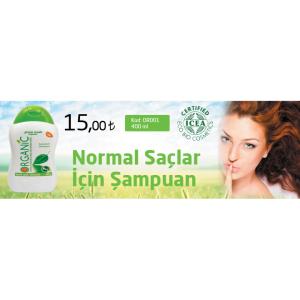 GREEN WASH ORGANIC ŞAMPUAN NORMAL SAÇLAR İÇİN OR003