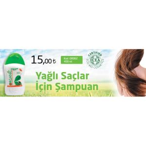 GREEN WASH ORGANIC ŞAMPUAN YAĞLI SAÇLAR İÇİN OR003